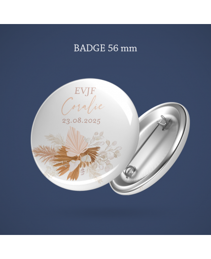 Badge EVJF Pampa 56 mm