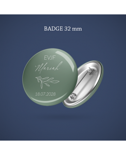 Badge EVJF Sauge 32 mm