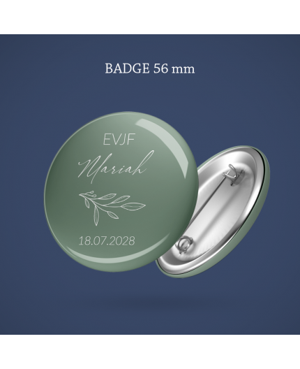 Badge EVJF Sauge 56 mm