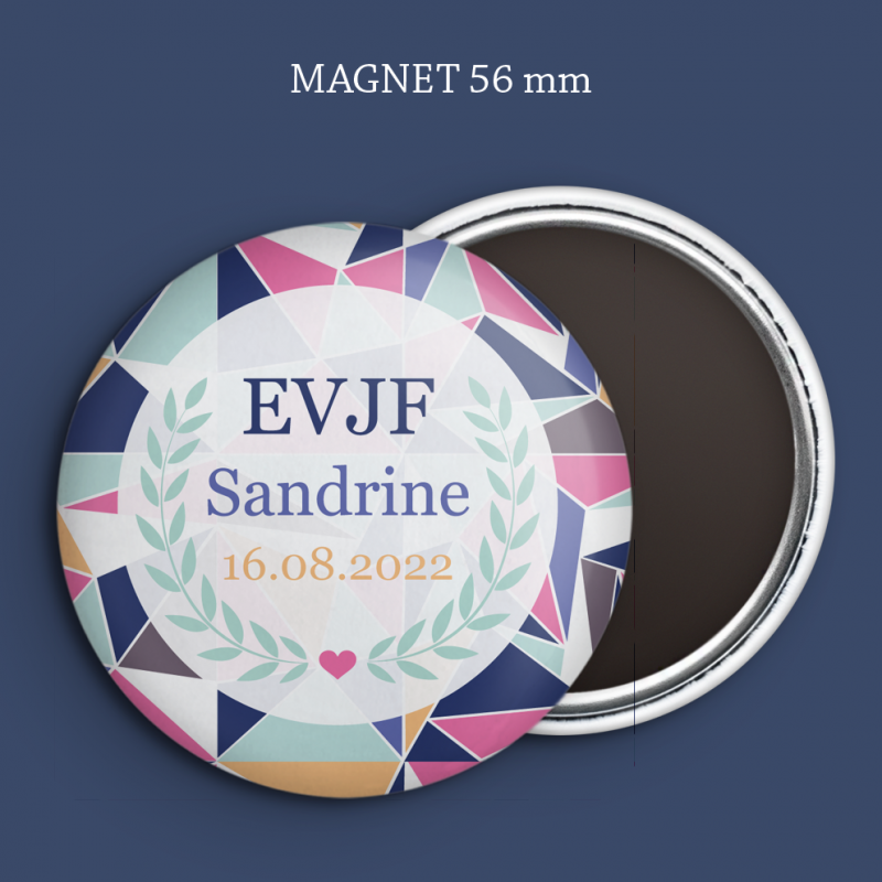 Magnet Save the date Géométrique