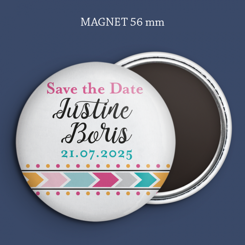Magnet Save the date Boho